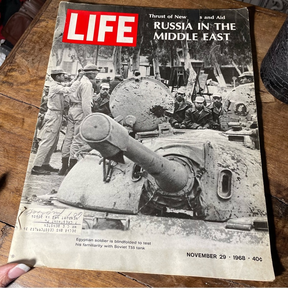 Life magazine Nov 29 1968 - Russia in The Middle East WOW TAKE A LOOK NOW